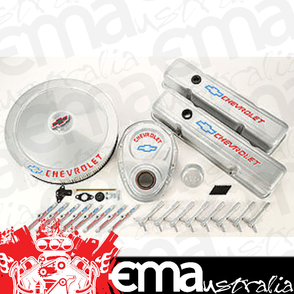 Proform PR141-360 Chev Small Block Gen I Engine Dress Up Kit High Tech Grey