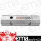 Proform PR141-801 Fabricated Aluminium Valve Covers w/ Holes Clear Anodized suit SB Chev w/ Chevrolet Logo & Bowtie Emblem