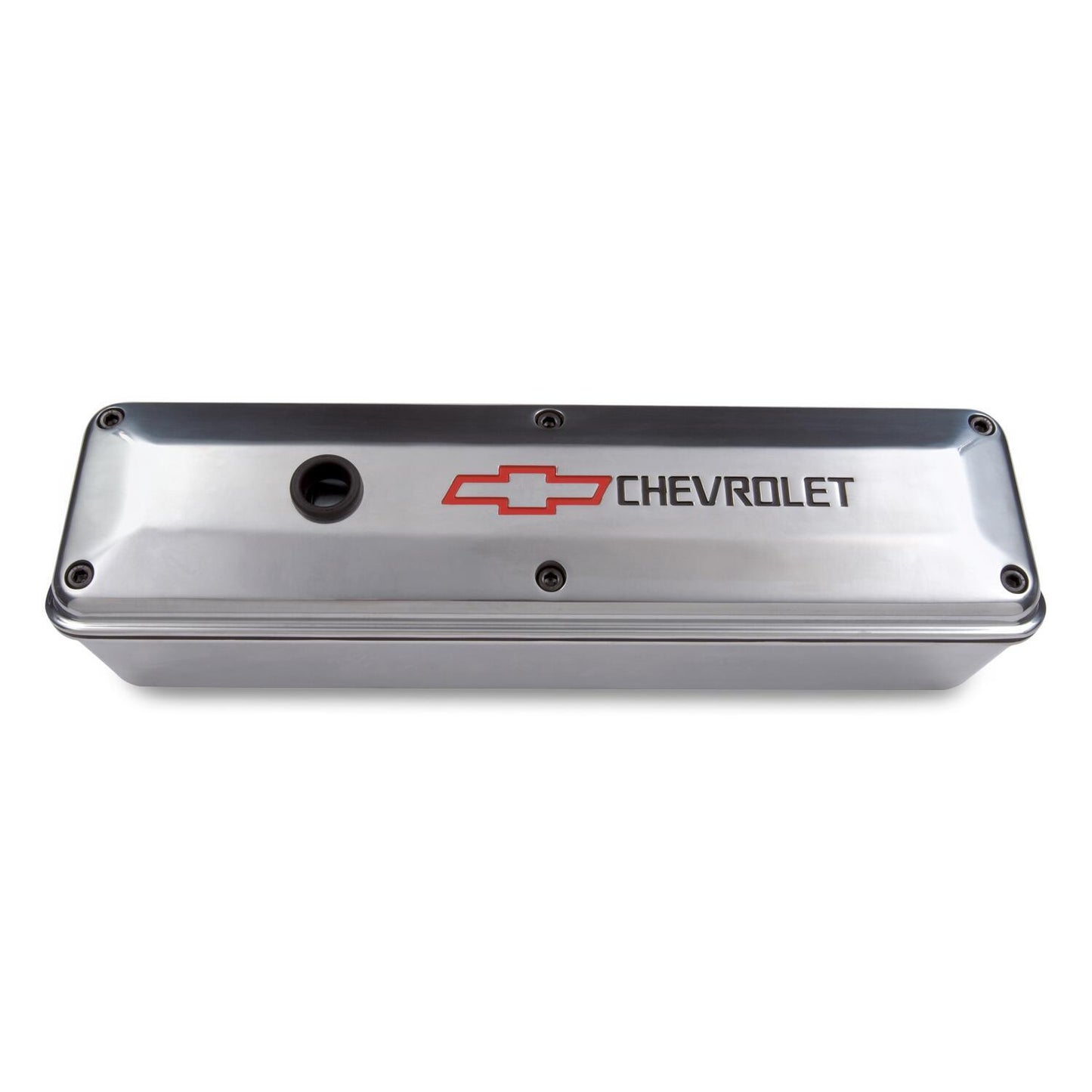 Proform PR141-910 Chev SB Tall Valve Covers 2 Piece Polished Alloy Chev Logo