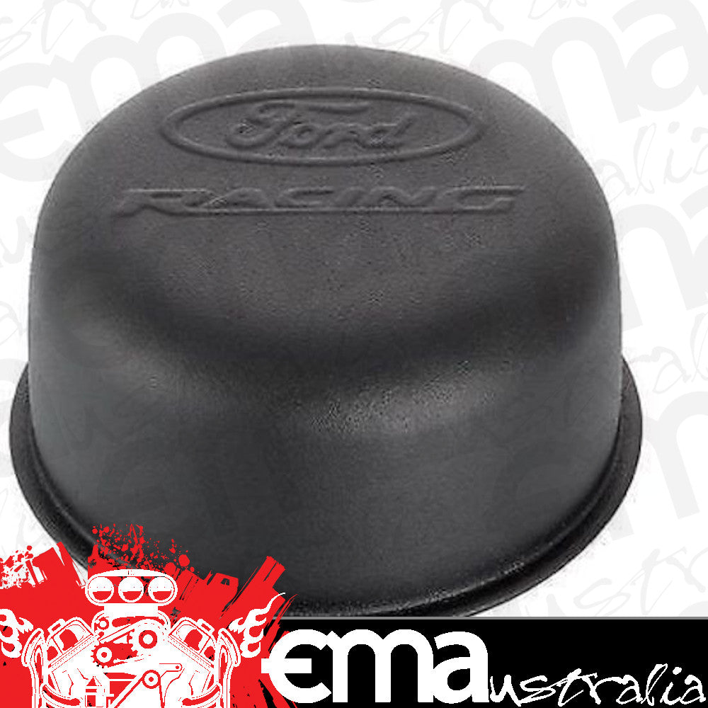 Proform PR302-216 Ford Racing Breather Cap Push-In Black Crinkle w/ Logo