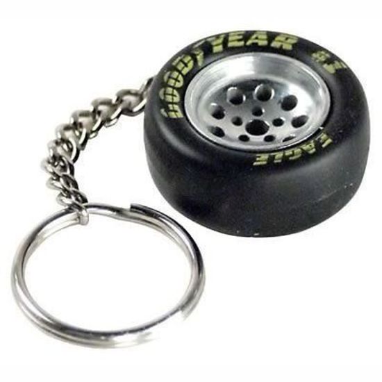 Proform PR31002 Goodyear Racing Tyre & Wheel Key Chain 1.125" Diameter Pro31002