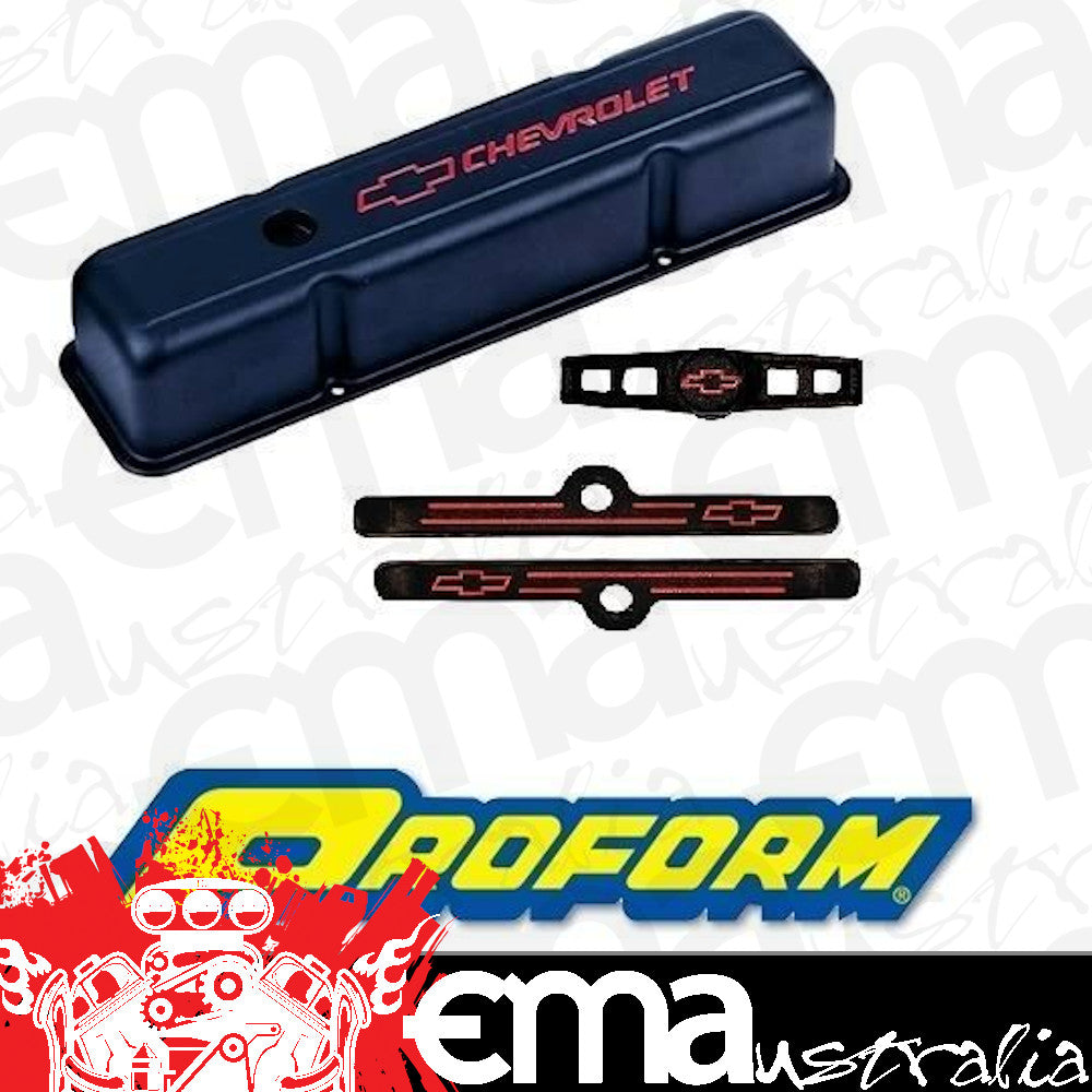 Proform PR350KIT Chev Small Block Black Tall Valve Covers Hold Downs & Wingnuts