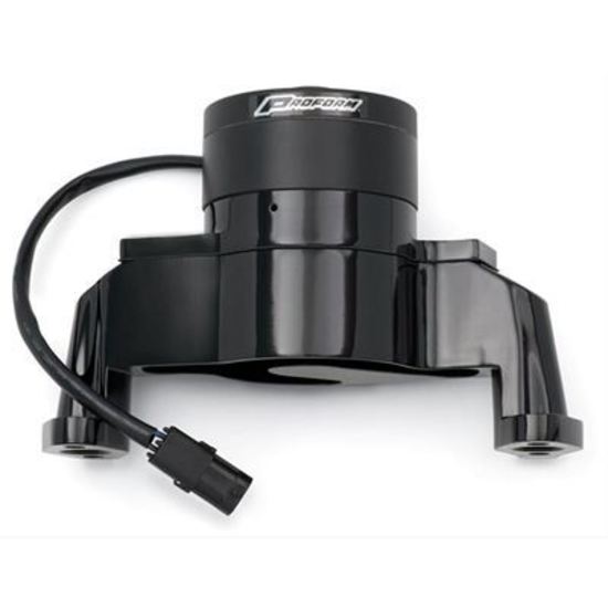Proform PR66225BK Water Pump Electric 35GPM Die-Cast Aluminium Black Powdercoated Chevrolet Small Block (each)