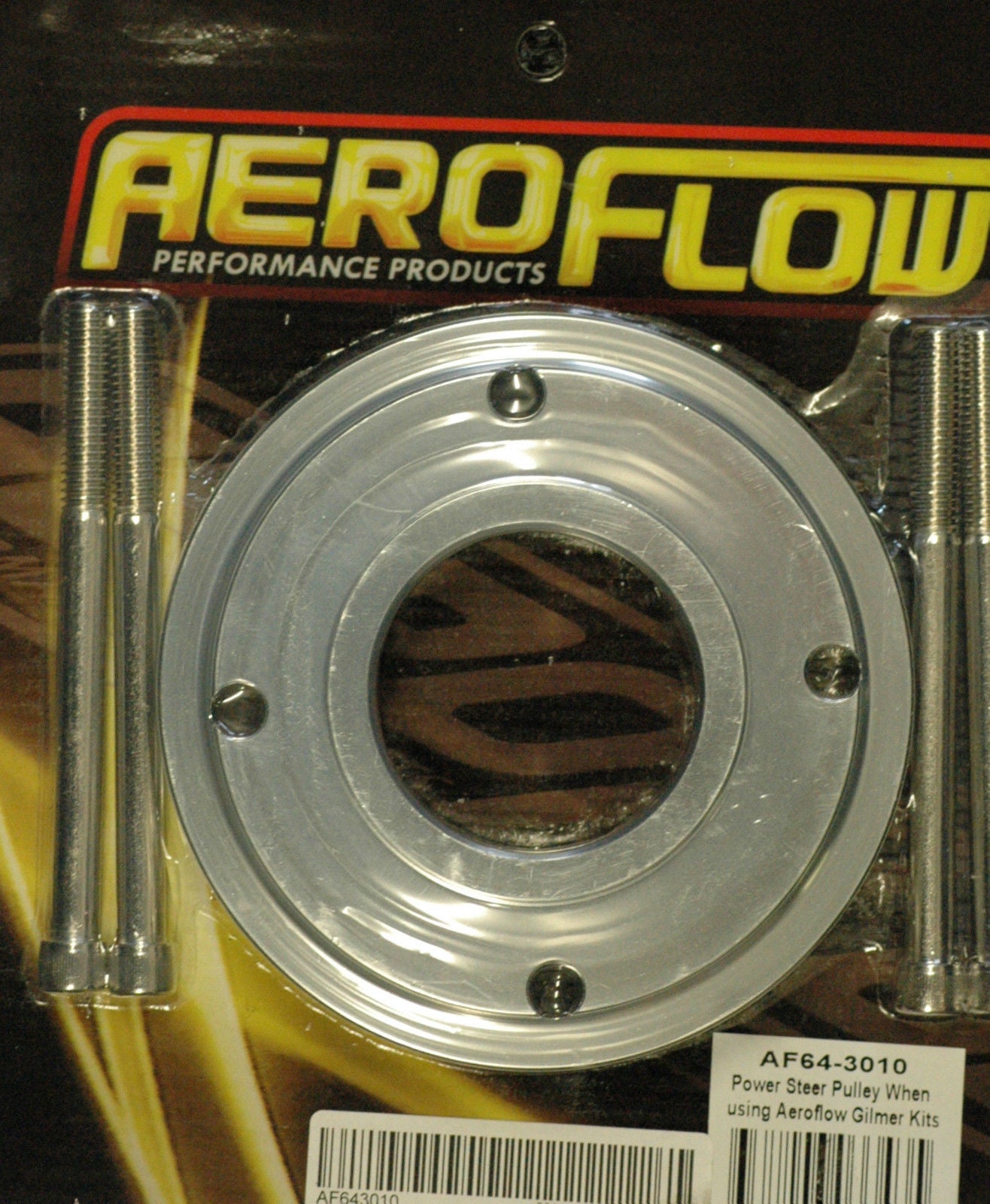 AEROFLOW GILMER KIT WITH POWER STEER PULLEY HOLDEN 253-308 AF64-3003 +AF64-3010