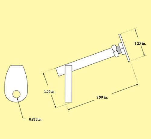 Pro Werks PWC32-110 Adjustable Bolt-On Pedal Stop Kit