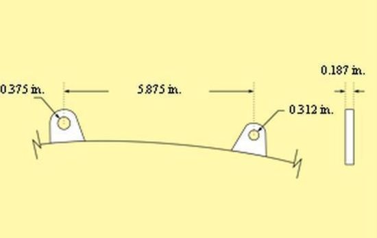 Pro Werks PWC42-148-AT-15 Pro-Werks 48" Aluminium Rear Wing w/ "A" Tip End Plates