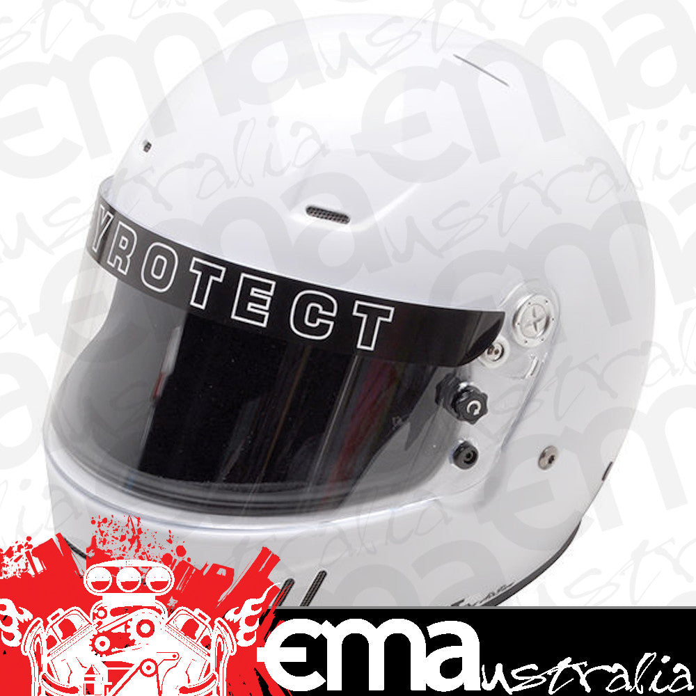 Pyrotect PY9004005 Pro Airflow Full Face Helmet Large White Sa2015 Rated