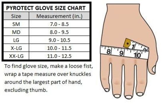 Pyrotect PYG2120000 Two Layer Red Nomex Racing GlOves Small SFI 3.5/5