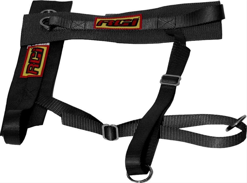 RCI RCI9462D Adult Drag Race Arm Restraints Black SFI 3.3