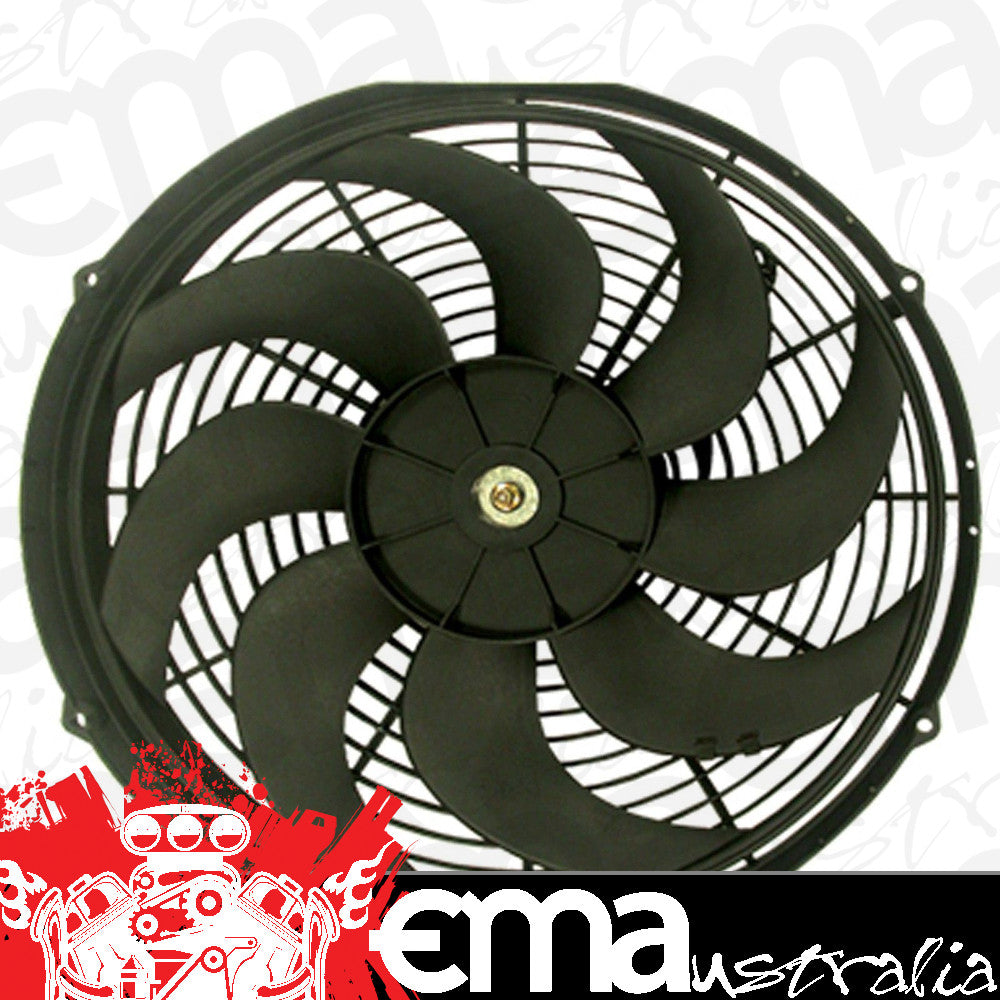 RPC RPCR1016 Universal 16" Electric Fan Kit Reversable Curved Blade 2500 CFM