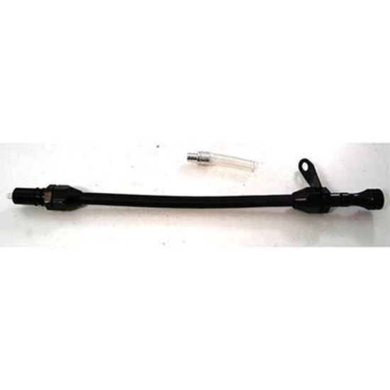 RPC RPCR5006BK Flexible Transmission Black Dipstick 16 1/2'' GM 700R4 Braided Steel Housing/Dipstick Natural Finish