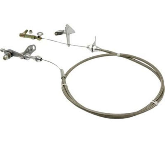 RPC RPCR5103 Transmission Kickdown Assembly Cable Chrysler 904 Braided Stainless Steel Black