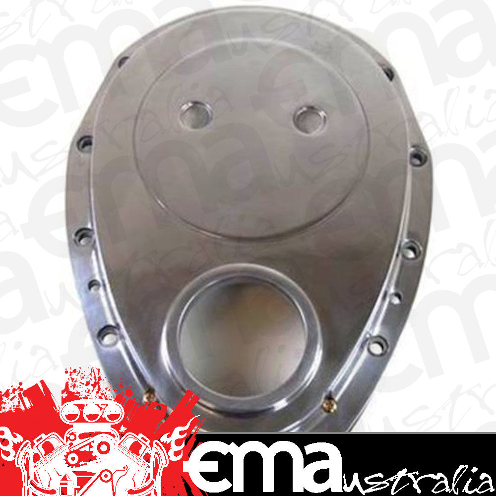 RPC RPCR6043 2-Pc Timing Chain Cover Small Block Chevrolet - Pol Aluminium