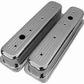 RPC RPCR6047C Ball Milled Alloy Centre Bolt Valve Covers Chev SB 1987-97 Chrome
