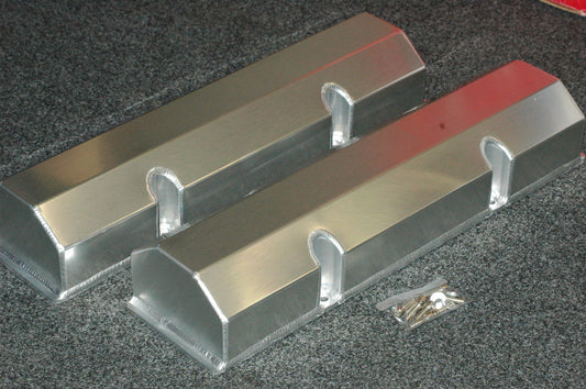 RPC RPCR6147 Fabricated Billet Alloy Valve Covers Chev SB 283-400 Cid