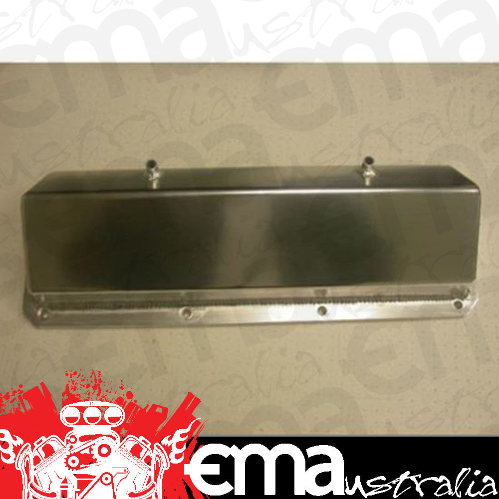 RPC RPCR6242 Fabricated Aluminium Valve Covers 302 351 Cleveland Ford Satin Finish (pair)