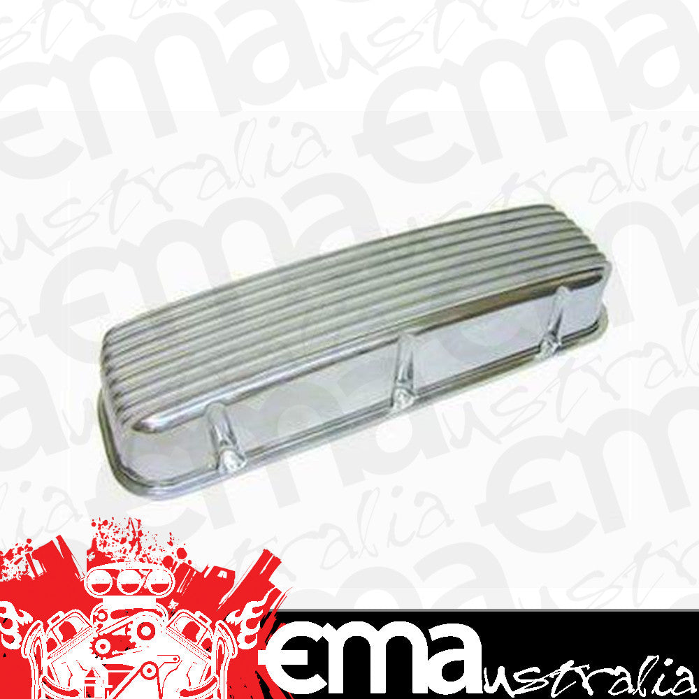 RPC RPCR6281 Nostalgic Finned Valve Covers Polished Alloy suit Chev BB 396-454