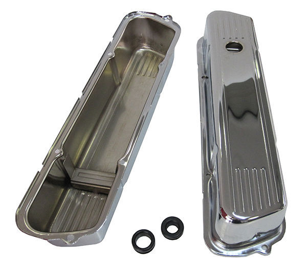 RPC RPCR7001 Chrome Valve Covers suit Holden 253-304-308 V8 Pre EFI
