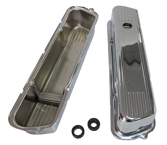 RPC RPCR7001 Chrome Valve Covers suit Holden 253-304-308 V8 Pre EFI
