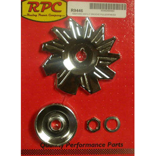 RPC RPCR9446 Racing Power Company GM & Ford Alternator Pulley Fan