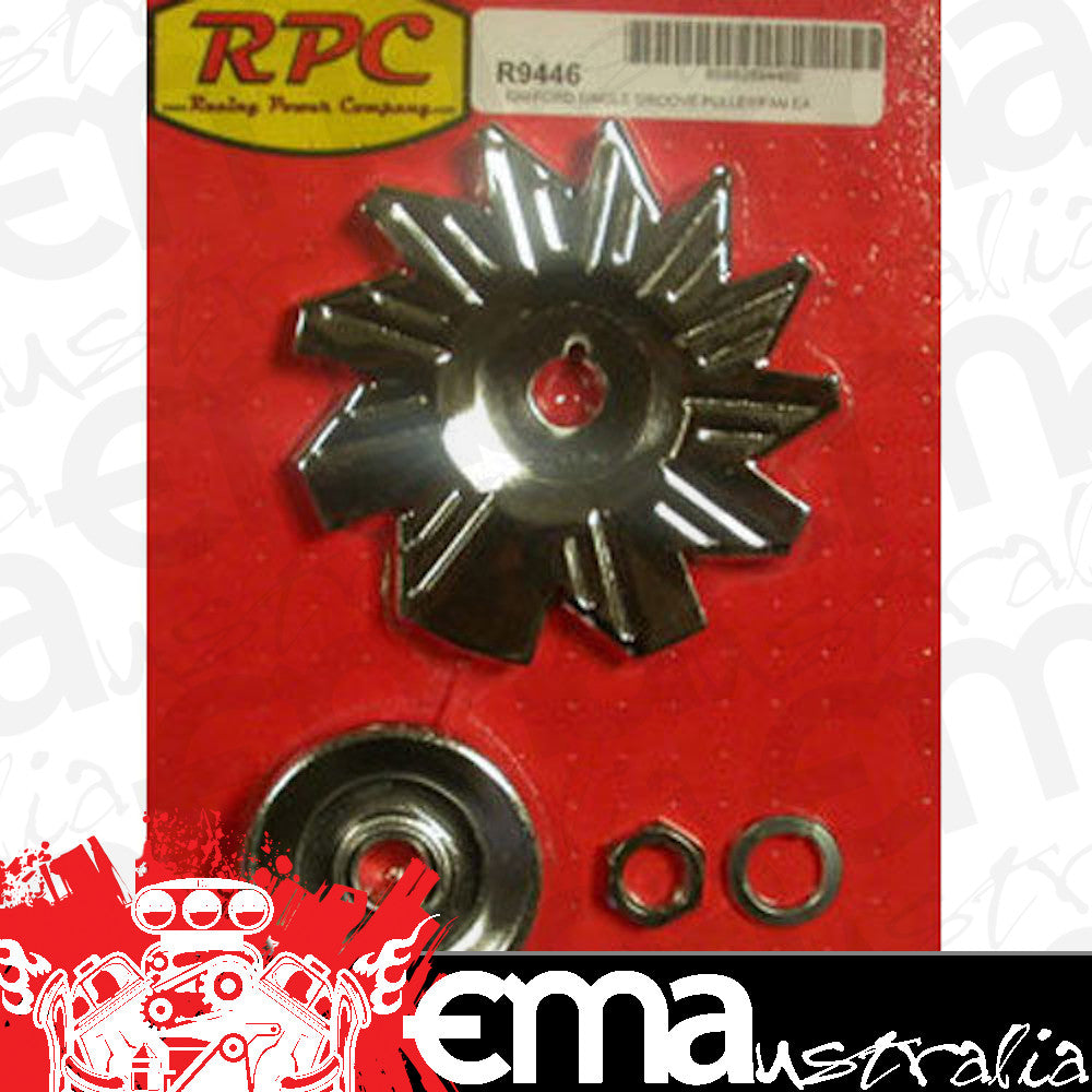 RPC RPCR9446 Racing Power Company GM & Ford Alternator Pulley Fan