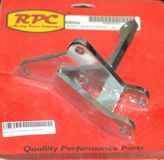 RPC RPCR9502 Chrome Alternator Bracket Chev BB 396-454 1965-'68 Short Water Pump