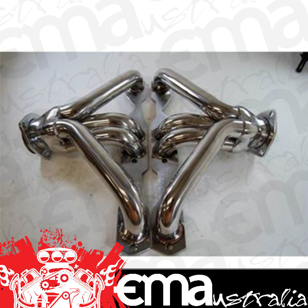 RPC RPCR9961S Hugger Headers Small Block Chevrolet Street Hot Rod Stainless