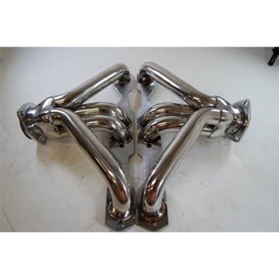 RPC RPCR9961S Hugger Headers Small Block Chevrolet Street Hot Rod Stainless