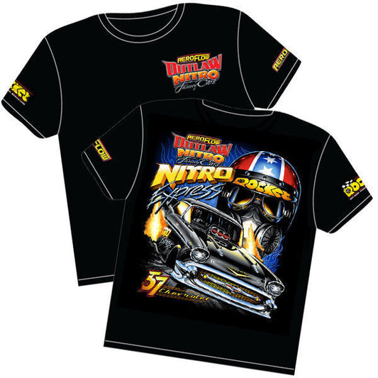 Aeroflow Nitro Express Outlaw Nitro Funny Car T Shirt Medium  (RT57NFC-M)