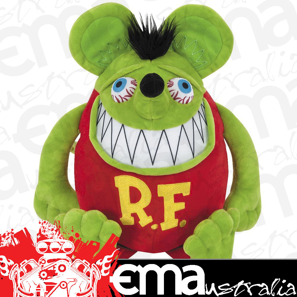 Mooneyes RTA-RNV36 Rat Fink Plush Figure / Pillow - 14" Tall