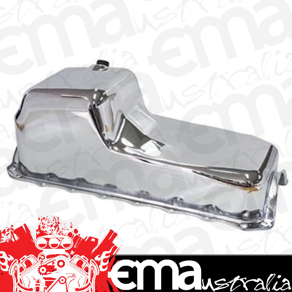 RTS RTS-25-308CH Oil Pan Sump Steel Chrome Finish 4 Qua Holden 253/308