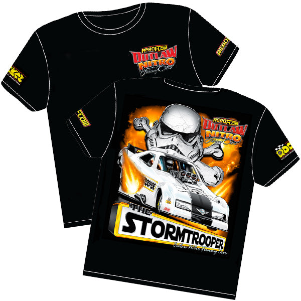 Storm Trooper Mustang Outlaw Nitro Funny Car T-Shirt