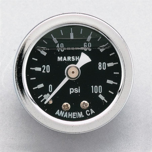 Russell RU650340 Liquid Filled 1-1/2" Mechanical Fuel Pressure Gauge 0-100psi