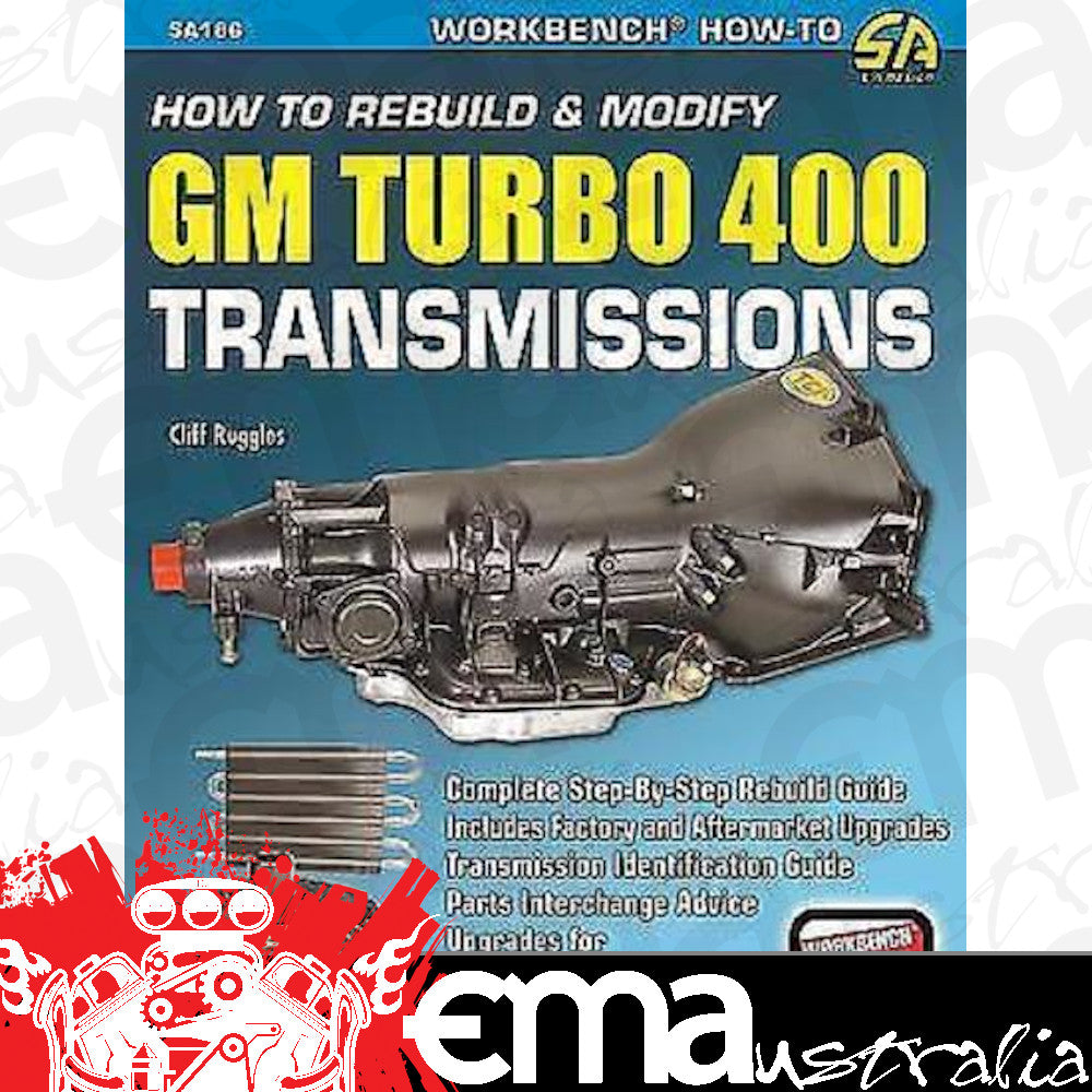 SA Design SAD-SA186 How To Rebuild & Modify GM Turbo 400 Transmissions Book Paperback