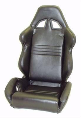 Procar by Scat SC80-1600-51L Procar Seat Rave Series Black Vinyl Left