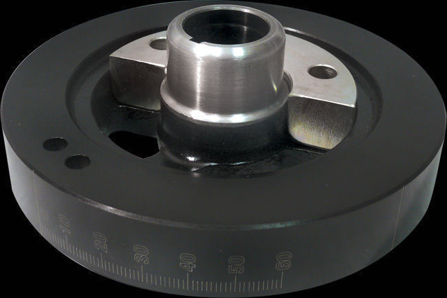SCAT SCD-80007 Ford 289-351W 6.4" Harmonic Balancer 50 Oz. Ext. Balance