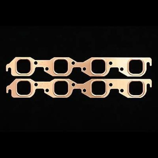 SCE Gaskets SCE4113 Chev Big Block Pro Copper Embossed Exhaust Gaskets