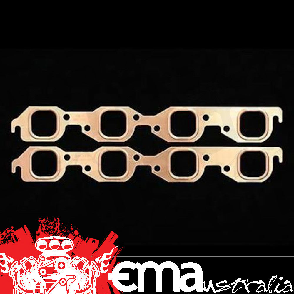 SCE Gaskets SCE4113 Chev Big Block Pro Copper Embossed Exhaust Gaskets