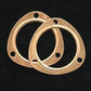SCE Gaskets SCE4300 Pro Copper Embossed Collector 3 Bolt Gaskets 3" 1 (pair)