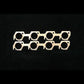 SCE Gaskets SCE4836 Gasket Ford Small Block 260-351W Pro Copper Embossed Exhaust Gaskets