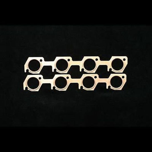 SCE Gaskets SCE4836 Gasket Ford Small Block 260-351W Pro Copper Embossed Exhaust Gaskets