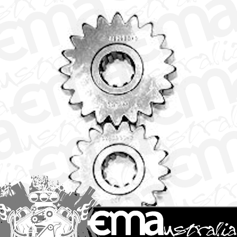 SCS Gearbox SCS-SP36 10-Spline Sportsman Series Quick Change Gear Set Gear Set No. 36 17/25 Teeth 1.470 Spur Ratio