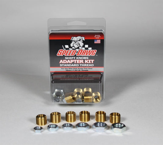 Speed Dawg SDW-SK500STD-6A Brass Shift Knob Adapter Kit