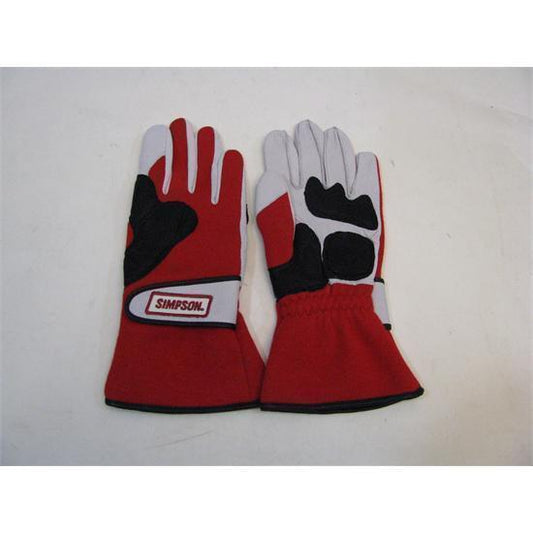 Simpson SI20300MR Pro Series III GlOves Medium Red SFI 3.3/5 Tag