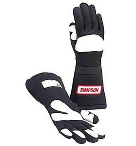 Simpson SI37014S Drag Racing Nomex Driving GlOves SFI 3.3/20 Size Small Black