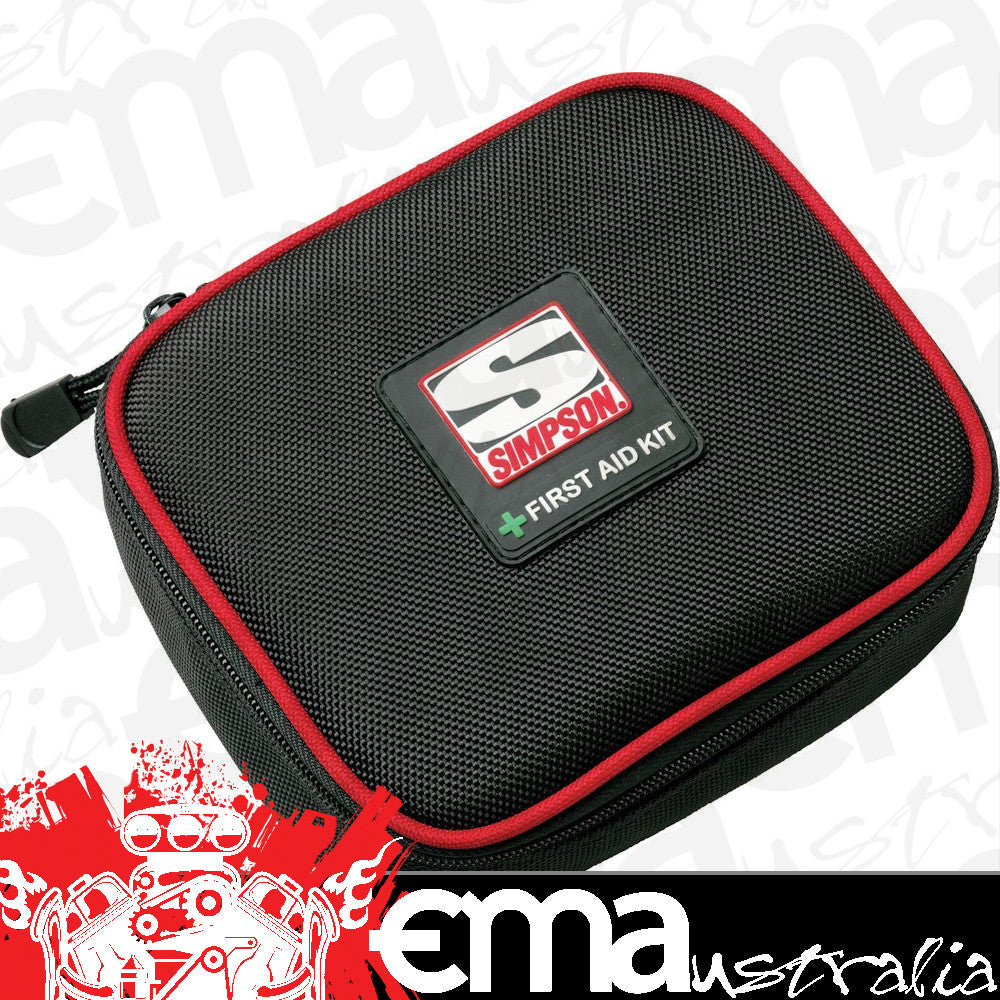 Simpson SI600002 Racers Emergency First Aid Kit In Black Nylon Case