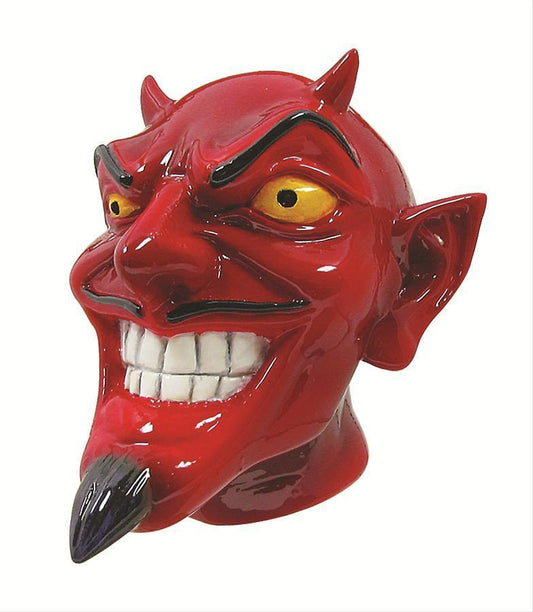 HotRod Hardware SK00015 Clearance - Genuine Devil Head Shifter Knob Hard Poly Resin