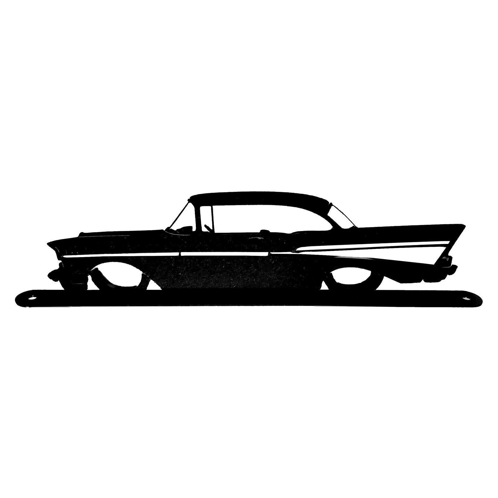 HotRod Hardware SNW9707 Genuine 57 Chevy Mailbox Topper Steel Black 1