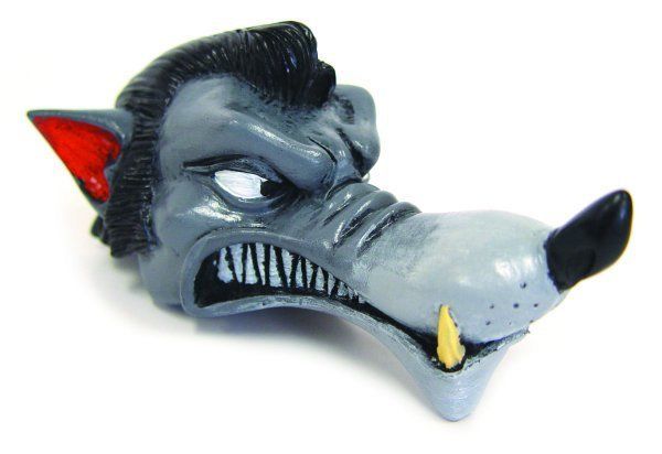 Timebomb Kustoms TBKJFN01 Wolf Head Gear Knob Painted Resin Undrilled