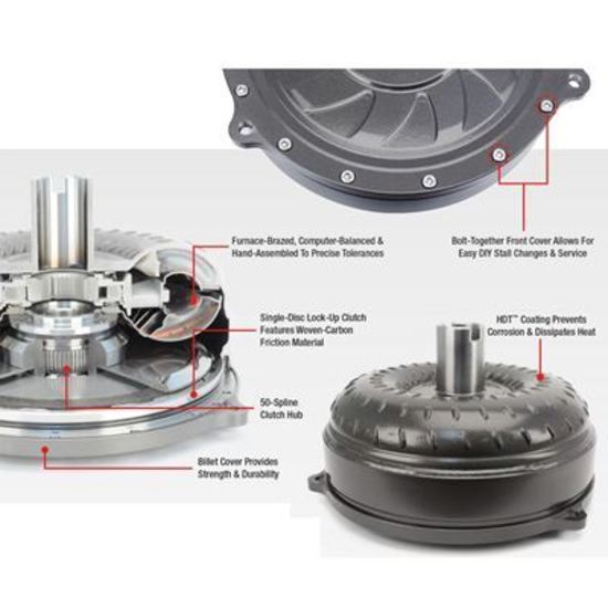 TCI Auto TCI457000S Torque Converter Ford Single Disc 6R80 3100-3200 Stall